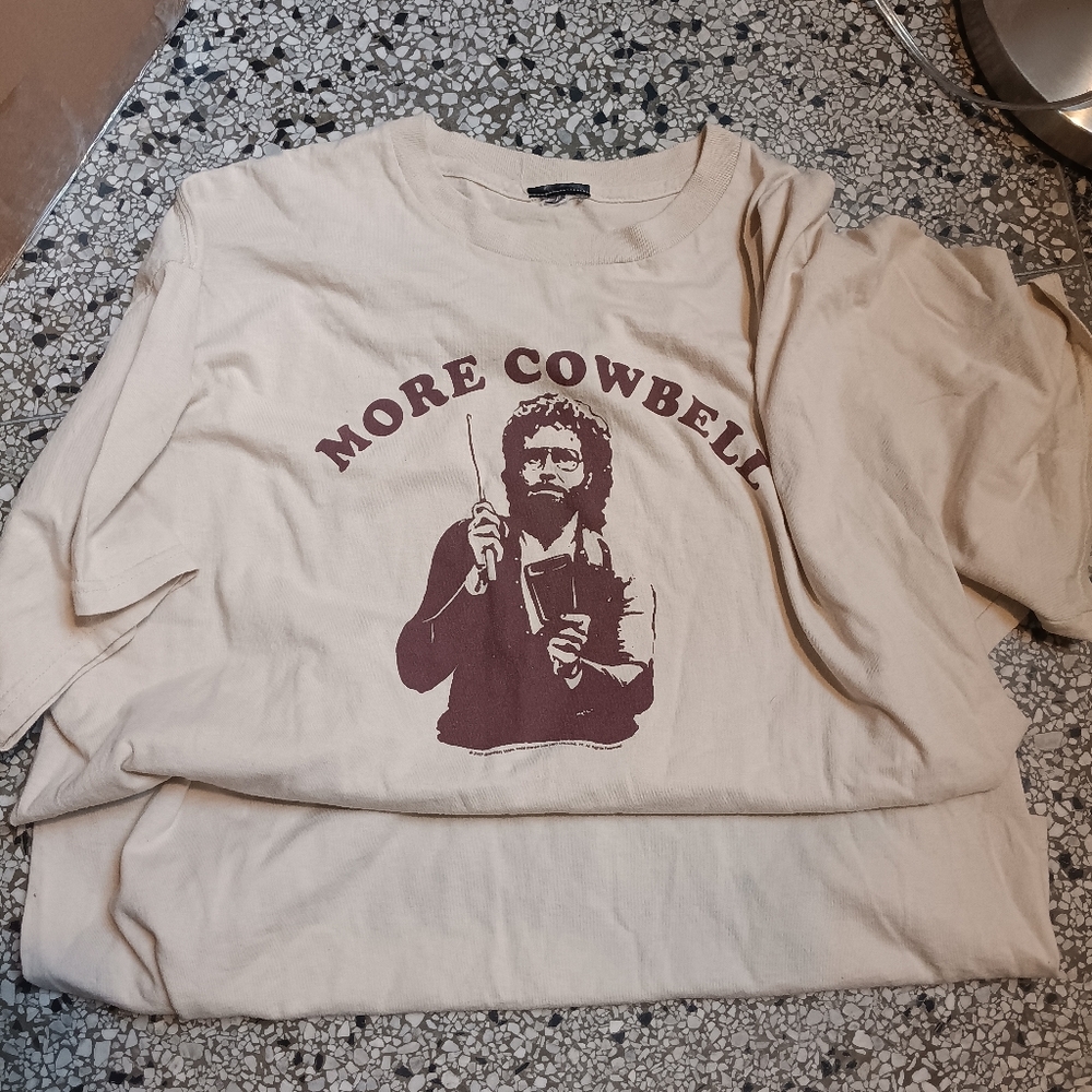Vintage t-shirt will Farrell more cowbell l